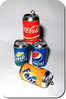 Miniatur Coca Cola, Sprite, Pepsi, Fanta-Dose
