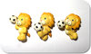 Miniatur Löwe mit Fußball
