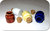 Miniatur Keramikvase mit Korken